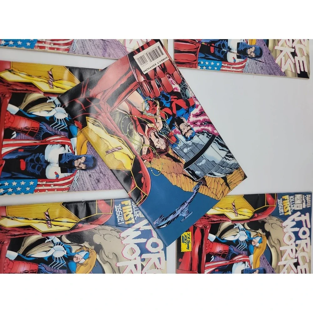 Lot of 8 Force Works #1 Marvel 1st app FW Team & Century VF/NM Some Gems PICS!
